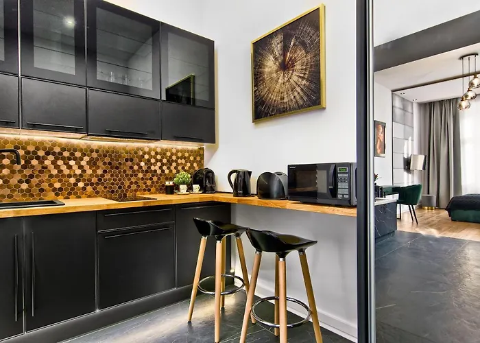 Czarny Z Jacuzzi شقة *